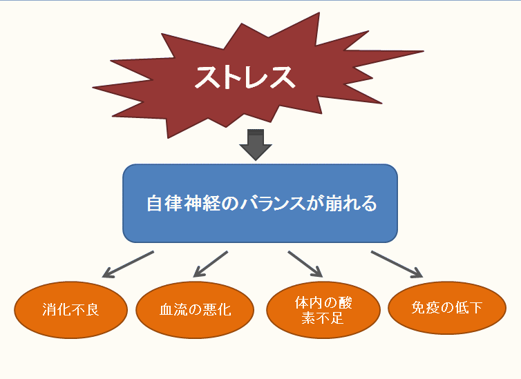ストレスが健康に与える影響