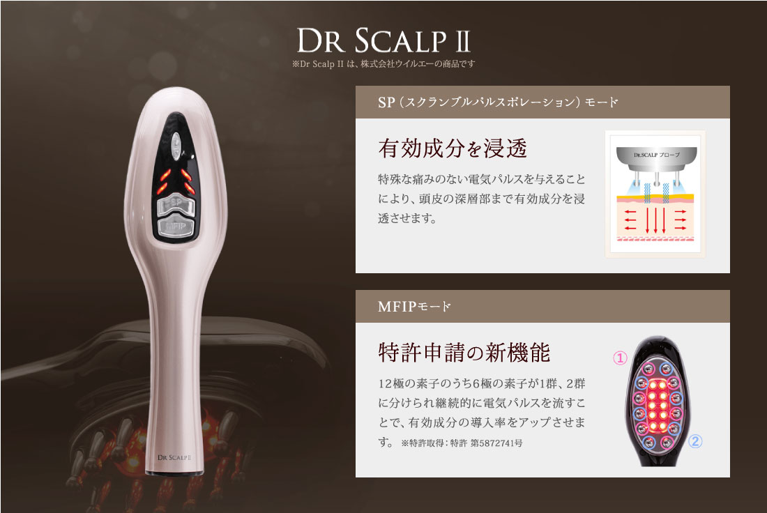 Dr Scalp ⅡのSPモードとMFIPモード