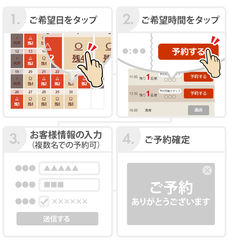 ご予約方法